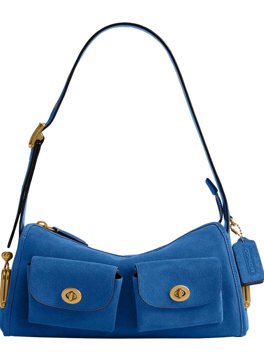 Coach Blue Jay Suede Haversack